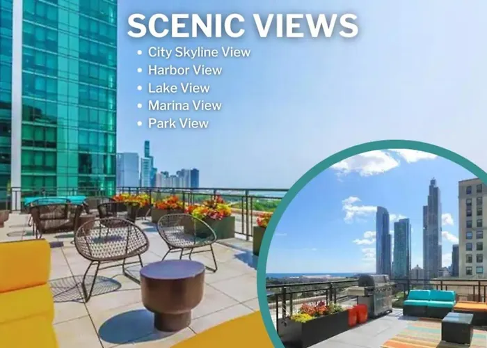 Downtown 3bd Penthouse Mich Views Gym #13 * Chicago